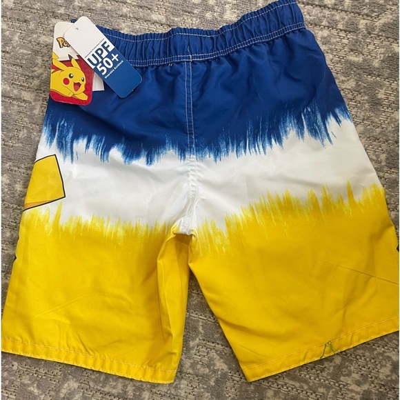NEW Pokemon pickachu boys swim trunks new with tags UPF 50 - Picture 8 of 8